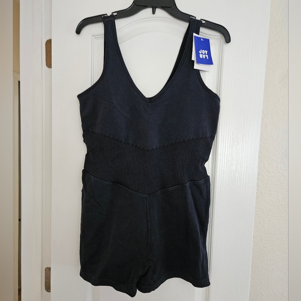 JoyLab Black Sleeveless Fitted Bodysuit NWT